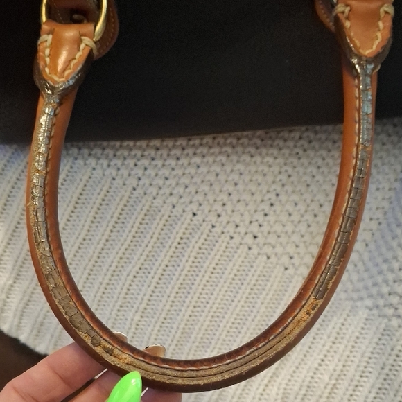 Dooney & Bourke Brown Leather Handbag - Picture 9 of 16